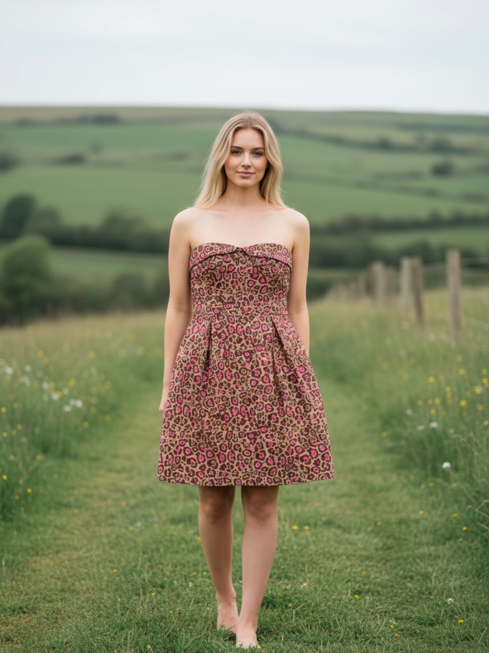Fun animal print dress